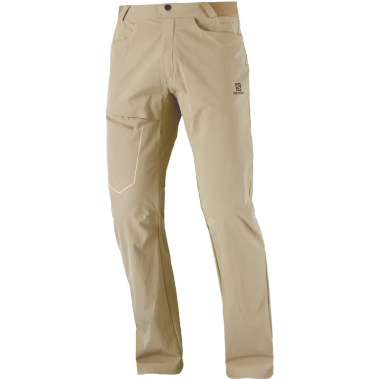 Khaki Salomon Wayfarer Men's Sport Pants | IE UV6013